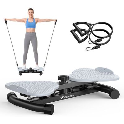 Twister abdominal - MERACH - Plaque de torsion+Bandes Élastiques Résistance - Motif antidérapant - Charge 136 kg - Silencieux - Noir Noir - Publicité Twister abdominal - MERACH - Plaque de torsion+Bandes Élastiques Résistance - Motif antidérapant - Charge 136 kg - Silencieux - Noir Noir - Publicité