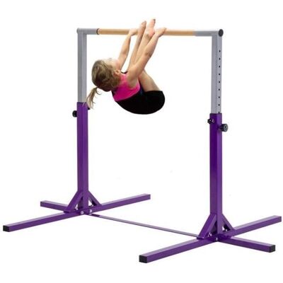 SAIAO Barre de Gymnastique hauteur réglable barre pour traction capacité de poids100kg - Publicité SAIAO Barre de Gymnastique hauteur réglable barre pour traction capacité de poids100kg - Publicité