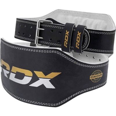 Ceinture de Musculation RDX en Cuir Vachette 6 pour Fitness et Bodybuilding - Noir Noir - Publicité Ceinture de Musculation RDX en Cuir Vachette 6 pour Fitness et Bodybuilding - Noir Noir - Publicité