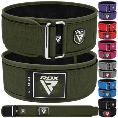 Ceinture de Musculation RDX - Support Lombaire - Armée Verte - Publicité Ceinture de Musculation RDX - Support Lombaire - Armée Verte - Publicité