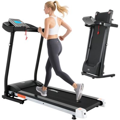 ISE Novonova Tapis de Course Pliable Electrique Vitesse Réglable Tapis Course avec Ecran LCD Bluetooth 12Programme NV1025 Noir - Publicité ISE Novonova Tapis de Course Pliable Electrique Vitesse Réglable Tapis Course avec Ecran LCD Bluetooth 12Programme NV1025 Noir - Publicité