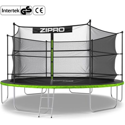 Trampoline de jardin - ZIPRO - Jump Pro - 435 cm - Poids max 150 kg - Sécurisé avec échelle Noir - Publicité Trampoline de jardin - ZIPRO - Jump Pro - 435 cm - Poids max 150 kg - Sécurisé avec échelle Noir - Publicité