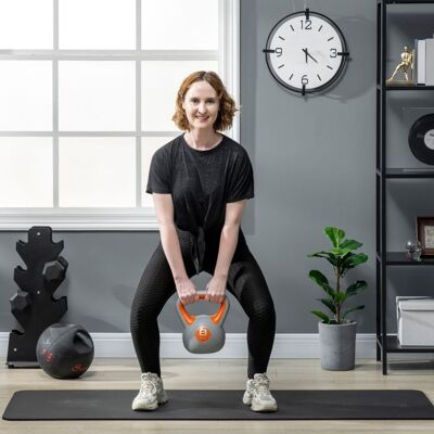 Generic Kettlebell 8 kg haltère avec poignée ergonomique haltère à boule musculation entraînement 20 x 14 x 24 cm orange Orange - Publicité Generic Kettlebell 8 kg haltère avec poignée ergonomique haltère à boule musculation entraînement 20 x 14 x 24 cm orange Orange - Publicité