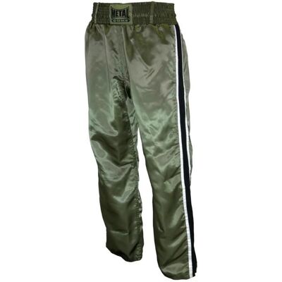 Pantalon de Kick-Boxing Metal Boxe Full - kaki Vert - Publicité Pantalon de Kick-Boxing Metal Boxe Full - kaki Vert - Publicité