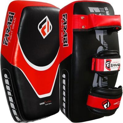 PAO incurvés - Farabi Sports - Cage Hunter - Cuir synthétique - Rouge -Black. X1 Rouge - Publicité PAO incurvés - Farabi Sports - Cage Hunter - Cuir synthétique - Rouge -Black. X1 Rouge - Publicité