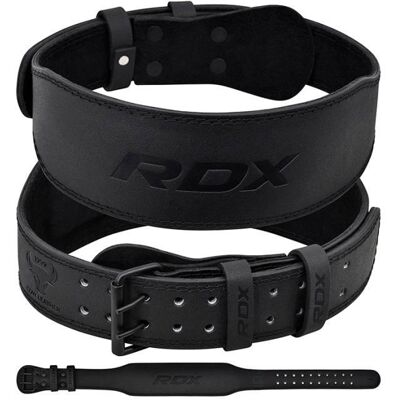 RDX Ceinture dhaltérophilie pour salle de fitness – Ceinture en cuir réglable avec soutien lombaire rembourré de 10 2 cm Noir L Noir - Publicité RDX Ceinture dhaltérophilie pour salle de fitness – Ceinture en cuir réglable avec soutien lombaire rembourré de 10 2 cm Noir L Noir - Publicité