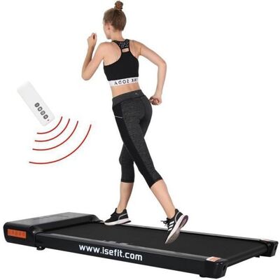 ISE Tapis de Course ElectriqueMoteur 500WBluetooth Haut-parleurs Intégré et TélécommandeVitesse Réglable 1-6KM/HUltra FinSY-A14 Noir - Publicité ISE Tapis de Course ElectriqueMoteur 500WBluetooth Haut-parleurs Intégré et TélécommandeVitesse Réglable 1-6KM/HUltra FinSY-A14 Noir - Publicité