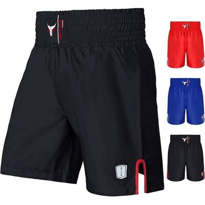 Short de boxe anglaise - Mytra Fusion - Noir - SFF-Skin - Respirant - Mixte Noir - Publicité Short de boxe anglaise - Mytra Fusion - Noir - SFF-Skin - Respirant - Mixte Noir - Publicité
