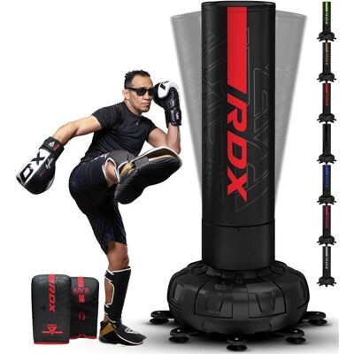 RDX Sac de Frappe Autoportant avec Gants 73 6ft XXL Sac de Socle Robuste pour Adulte Base de Support à 17 Ventouses Rouge - Publicité RDX Sac de Frappe Autoportant avec Gants 73 6ft XXL Sac de Socle Robuste pour Adulte Base de Support à 17 Ventouses Rouge - Publicité