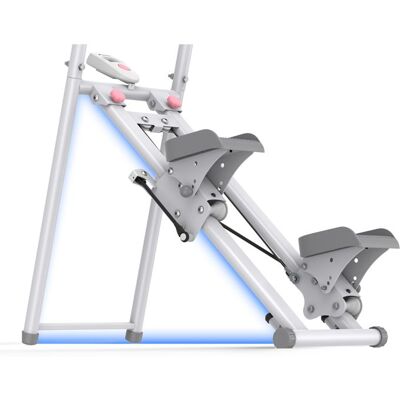 Stepper Escalier - MERACH - Climber Pliable Vertical - 2 niveaux résistance - 3 positions pédales ajustables - Ecran LCD - 136 kg Blanc - Publicité Stepper Escalier - MERACH - Climber Pliable Vertical - 2 niveaux résistance - 3 positions pédales ajustables - Ecran LCD - 136 kg Blanc - Publicité