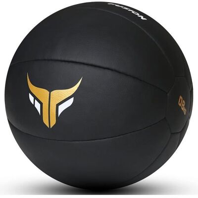 Medecine Ball - 5 KG - Mytra Fusion - Cuir Véritable – Slam Ball pour Fitness Renforcement Musculaire Cross Training Noir - Publicité Medecine Ball - 5 KG - Mytra Fusion - Cuir Véritable – Slam Ball pour Fitness Renforcement Musculaire Cross Training Noir - Publicité