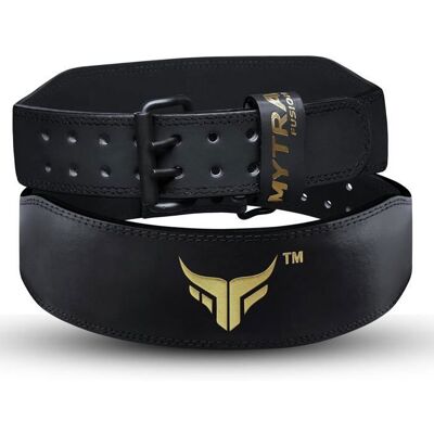 Ceinture de Musculation - Mytra Fusion - 4 pouces - Ceinture de Force Soutien lombaire - Fitness - Haltérophilie - Noir - XL Noir - Publicité Ceinture de Musculation - Mytra Fusion - 4 pouces - Ceinture de Force Soutien lombaire - Fitness - Haltérophilie - Noir - XL Noir - Publicité