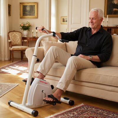 Generic Vélo dentraînement pour mains bras genoux et jambes réglable en hauteur écran LCD 60 x 40 x 86-91 cm blanc Blanc - Publicité Generic Vélo dentraînement pour mains bras genoux et jambes réglable en hauteur écran LCD 60 x 40 x 86-91 cm blanc Blanc - Publicité