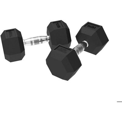 Haltères hexagonaux 75 Kg ION fitness (paire) Noir - Publicité Haltères hexagonaux 75 Kg ION fitness (paire) Noir - Publicité