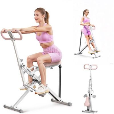 Machine à Abdominaux et Squat PRO – MERACH - Résistance Réglable - Pliable - Max 160 kg -Écran LCD -Abdos/Jambes/Dos - Blanc Blanc - Publicité Machine à Abdominaux et Squat PRO – MERACH - Résistance Réglable - Pliable - Max 160 kg -Écran LCD -Abdos/Jambes/Dos - Blanc Blanc - Publicité