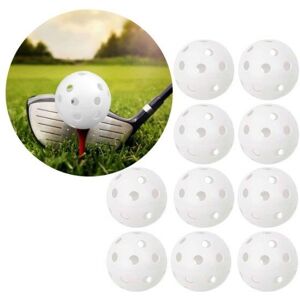 Balles de Golf d'Entraînement INF avec Troux - Pack de 10 - Publicité Balles de Golf d'Entraînement INF avec Troux - Pack de 10 - Publicité