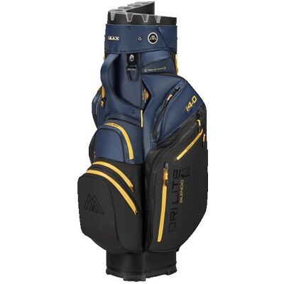 Sac chariot Big Max Drilite Silencio 3 - imperméable - 14 compartiments - Noir et bleu Noir - Publicité Sac chariot Big Max Drilite Silencio 3 - imperméable - 14 compartiments - Noir et bleu Noir - Publicité