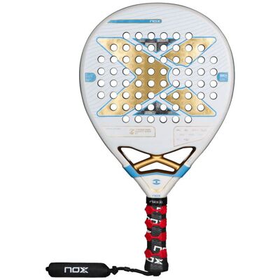 Raquette de padel Nox AT10 Genius 18K - Buenos Aires Exclusive Edition Blanc - Publicité Raquette de padel Nox AT10 Genius 18K - Buenos Aires Exclusive Edition Blanc - Publicité