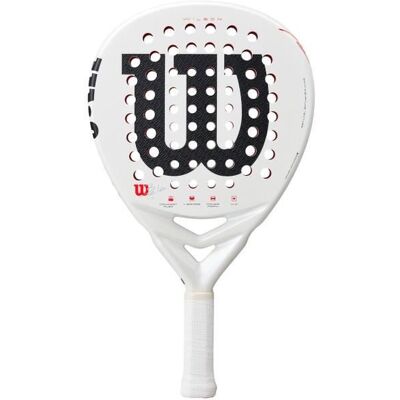 Raquette Padel WILSON BELA LS V3 Blanc / Rouge / Noir (355 g) 2025 - Publicité Raquette Padel WILSON BELA LS V3 Blanc / Rouge / Noir (355 g) 2025 - Publicité