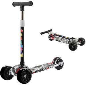 PIMPIMSKY Trottinette pour enfant - Acier à haute teneur en carbone - 2 roues LED - Hauteur réglable - De 2 à 8 ans - Blanc Blanc - Publicité PIMPIMSKY Trottinette pour enfant - Acier à haute teneur en carbone - 2 roues LED - Hauteur réglable - De 2 à 8 ans - Blanc Blanc - Publicité