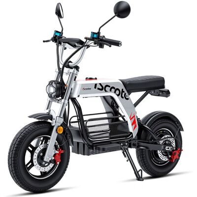 Trottinette Électrique Scooter DX5 PRO 52V 20Ah Autonomie 90km Pneus Fat 17 Argent Noir - Publicité Trottinette Électrique Scooter DX5 PRO 52V 20Ah Autonomie 90km Pneus Fat 17 Argent Noir - Publicité