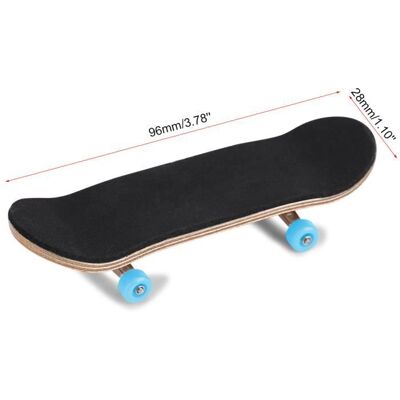 Finger Skateboard - ESTINK - Bois dÉrable - Roues à Roulements Fermés - 96 x 28 mm - Pour Enfants Blanc - Publicité Finger Skateboard - ESTINK - Bois dÉrable - Roues à Roulements Fermés - 96 x 28 mm - Pour Enfants Blanc - Publicité