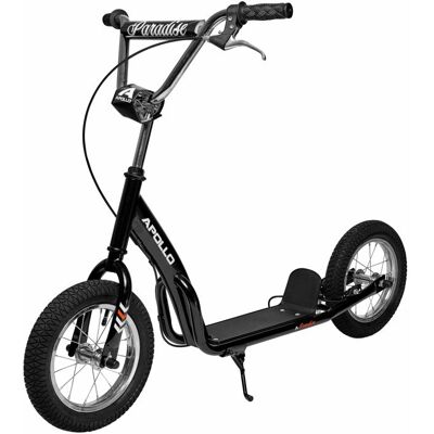Trottinette Apollo Retro Scooter Paradise – Noir – pneus gonflables 125 design vintage pour enfants Noir - Publicité Trottinette Apollo Retro Scooter Paradise – Noir – pneus gonflables 125 design vintage pour enfants Noir - Publicité