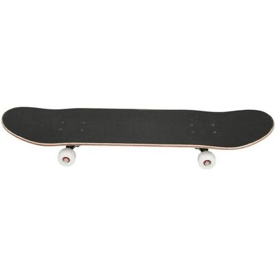 Skateboard Complet pour débutants Adolescents Enfants 79x20cm Skateboard en Bois dérable avec roulements ABEC-9 Noir - Publicité Skateboard Complet pour débutants Adolescents Enfants 79x20cm Skateboard en Bois dérable avec roulements ABEC-9 Noir - Publicité