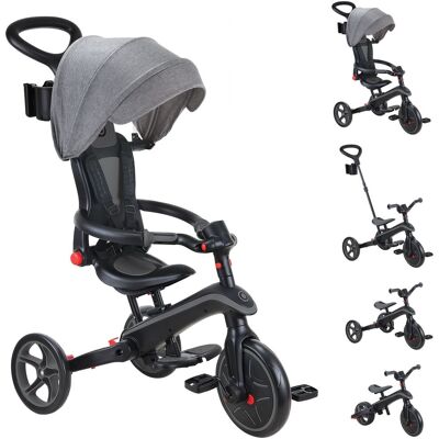 Tricycle évolutif - GLOBBER - 4-en1 DELUXE - 10 mois à 5 ans - Gris / Noir Gris - Publicité Tricycle évolutif - GLOBBER - 4-en1 DELUXE - 10 mois à 5 ans - Gris / Noir Gris - Publicité