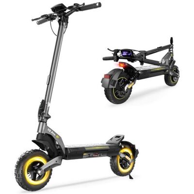 Trottinette électrique Pliable,Adultes,Scooter V5Pro,10 Pouces,Moteur 1000W,48V,12.5Ah,Double Suspension,Autonomie 70km,APP Noir - Publicité Trottinette électrique Pliable,Adultes,Scooter V5Pro,10 Pouces,Moteur 1000W,48V,12.5Ah,Double Suspension,Autonomie 70km,APP Noir - Publicité