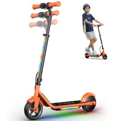 Trottinette Électrique enfant Pour Cadeau iScooter K2Pro OrangeVitesse Hauteur Réglables150WPneus 6’’LED Multicolores6-12 Ans Orange - Publicité Trottinette Électrique enfant Pour Cadeau iScooter K2Pro OrangeVitesse Hauteur Réglables150WPneus 6’’LED Multicolores6-12 Ans Orange - Publicité