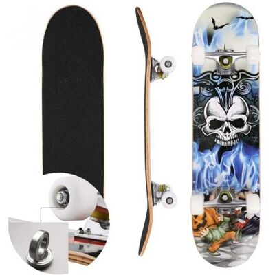 MIPAN. Planche de Skate complète en Bois dérable Longboards dextérieur pour Adolescents Adultes débutants Skateboard - Noir Noir - Publicité MIPAN. Planche de Skate complète en Bois dérable Longboards dextérieur pour Adolescents Adultes débutants Skateboard - Noir Noir - Publicité