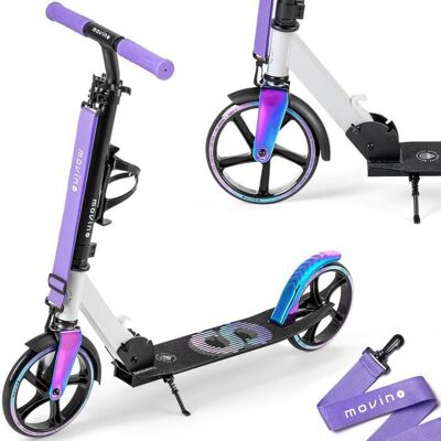 Trottinette urbaine pour enfants adolescents et adultes Movino Infinity (Arc-en-ciel) - Publicité Trottinette urbaine pour enfants adolescents et adultes Movino Infinity (Arc-en-ciel) - Publicité