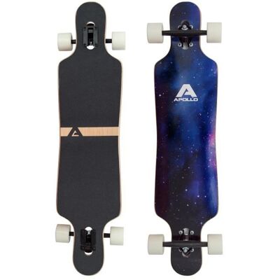 Apollo Longboard Twin Tip DT Nebula blau Bleu - Publicité Apollo Longboard Twin Tip DT Nebula blau Bleu - Publicité