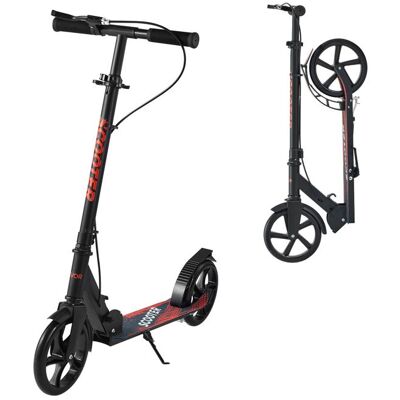 Trottinette-VEVOR-pour Enfants de 8 ans et plus Ados et Adultes-Patinette à 2 Roues-pour Garçons et Filles à 100 kg-Noir Noir - Publicité Trottinette-VEVOR-pour Enfants de 8 ans et plus Ados et Adultes-Patinette à 2 Roues-pour Garçons et Filles à 100 kg-Noir Noir - Publicité