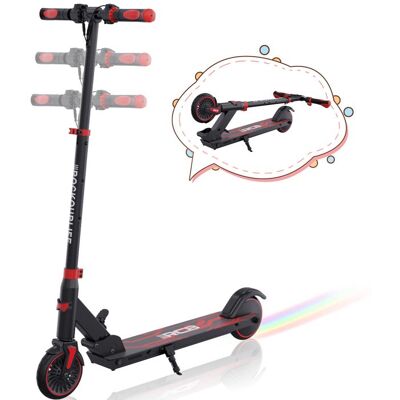 RCB R15 Trottinette électrique pliable enfant âge Seul 755 kg Hauteur ajustable Cadeau pour Enfant et Ados Rouge Rouge - Publicité RCB R15 Trottinette électrique pliable enfant âge Seul 755 kg Hauteur ajustable Cadeau pour Enfant et Ados Rouge Rouge - Publicité