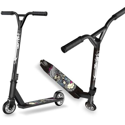 Trottinette Freestyle 360 Aluminium avec Roulement à billes ABEC 9 Roues en PU 100 mm Top Stunt Scooter Enfants à partir de 6 Noir - Publicité Trottinette Freestyle 360 Aluminium avec Roulement à billes ABEC 9 Roues en PU 100 mm Top Stunt Scooter Enfants à partir de 6 Noir - Publicité