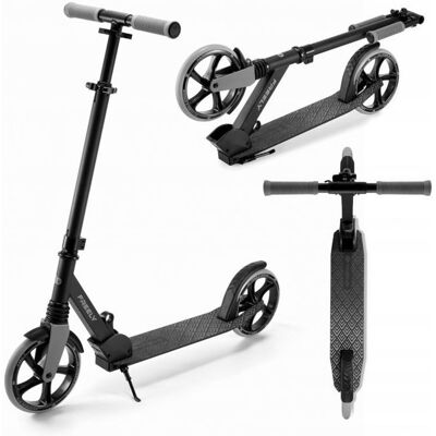 Trottinette Kinderkraft FREELY pliable frein arrière guidon réglable 82-105 cm charge 100 kg roulements ABEC-7 grandes roues noir Noir - Publicité Trottinette Kinderkraft FREELY pliable frein arrière guidon réglable 82-105 cm charge 100 kg roulements ABEC-7 grandes roues noir Noir - Publicité