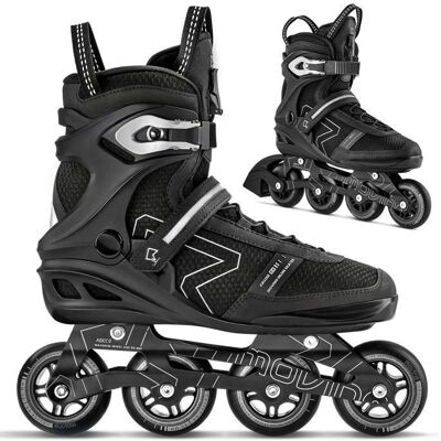 Rollers fitness pour hommes Movino Cruzer B4 - 42 Noir - Publicité Rollers fitness pour hommes Movino Cruzer B4 - 42 Noir - Publicité