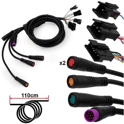 Generic Câble Trottinette Électrique data pour display-contrôleur pour modèle double Smartgyro - 1 15M - Ref CFK058 - Publicité Generic Câble Trottinette Électrique data pour display-contrôleur pour modèle double Smartgyro - 1 15M - Ref CFK058 - Publicité