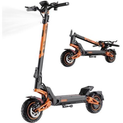 RCB D7 MAX Trottinette électrique - 3600W (1800W×2) - Pente 487% - 100 km - Freins hydrauliques - Suspension double - NFC APP Orange - Publicité RCB D7 MAX Trottinette électrique - 3600W (1800W×2) - Pente 487% - 100 km - Freins hydrauliques - Suspension double - NFC APP Orange - Publicité