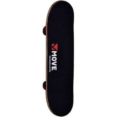 MÖVE Move skateboard Robot 61 cm bois/aluminium noir/orange Noir - Publicité MÖVE Move skateboard Robot 61 cm bois/aluminium noir/orange Noir - Publicité