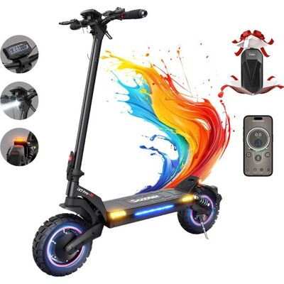 Trottinette Electrique ISCOOTER iX7pro 1000W*2 48V17.5Ah Autonomie 80km Pneus 10 Pouces 150 kg Avec Écran LCD et Sac Noir - Publicité Trottinette Electrique ISCOOTER iX7pro 1000W*2 48V17.5Ah Autonomie 80km Pneus 10 Pouces 150 kg Avec Écran LCD et Sac Noir - Publicité