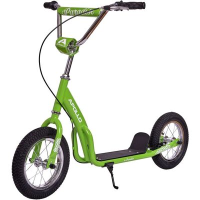 Trottinette Apollo Retro Scooter Paradise – Vert – pneus gonflables 125 design vintage pour enfants Vert - Publicité Trottinette Apollo Retro Scooter Paradise – Vert – pneus gonflables 125 design vintage pour enfants Vert - Publicité