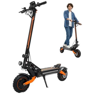 iScooter W12 Electric Scooter 2x1500W 52V 25Ah 70km/h 100km Range 11 Tires Foldable 150kg Noir - Publicité iScooter W12 Electric Scooter 2x1500W 52V 25Ah 70km/h 100km Range 11 Tires Foldable 150kg Noir - Publicité