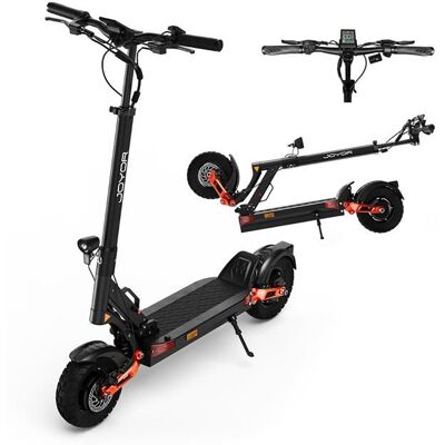 Joyor T10 NFC Trottinette Électrique Adulte Pliable 1000W*2 Double Moteur 60V 18Ah 10 Freins Hydrauliques Avant Arrière 60km/h - Publicité Joyor T10 NFC Trottinette Électrique Adulte Pliable 1000W*2 Double Moteur 60V 18Ah 10 Freins Hydrauliques Avant Arrière 60km/h - Publicité