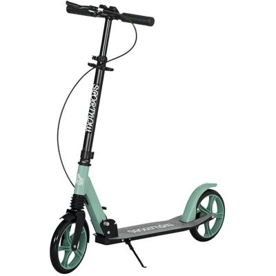 HOMCOM - Trottinette - Aluminium - 91.5x36.5x104cm - Vert Vert - Publicité HOMCOM - Trottinette - Aluminium - 91.5x36.5x104cm - Vert Vert - Publicité