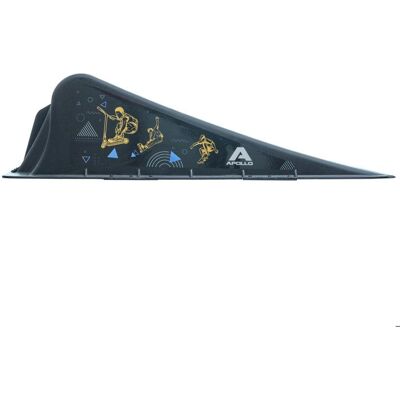 Rampe Apollo Skate Ramp – rampe solide pour trottinette skateboard et rollers – surface antidérapante jusqu’à 60 kg - Publicité Rampe Apollo Skate Ramp – rampe solide pour trottinette skateboard et rollers – surface antidérapante jusqu’à 60 kg - Publicité