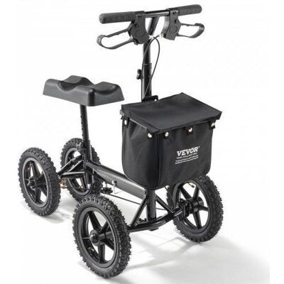 VEVOR Trottinette pliante pour genoux 160 kg déambulateur alu hauteur réglable roues 305 mm - Publicité VEVOR Trottinette pliante pour genoux 160 kg déambulateur alu hauteur réglable roues 305 mm - Publicité