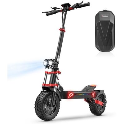 Trottinette électrique Pliable,Scooter ix8,Pneus tout-terrain 12,48V,20Ah,Double Moteur 2*1200W,60km/h,Autonomie 70km,150kg Noir - Publicité Trottinette électrique Pliable,Scooter ix8,Pneus tout-terrain 12,48V,20Ah,Double Moteur 2*1200W,60km/h,Autonomie 70km,150kg Noir - Publicité